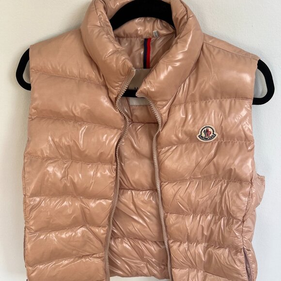 Women's Moncler Ghany Quilted Puffer Vest - Picture 1 of 7